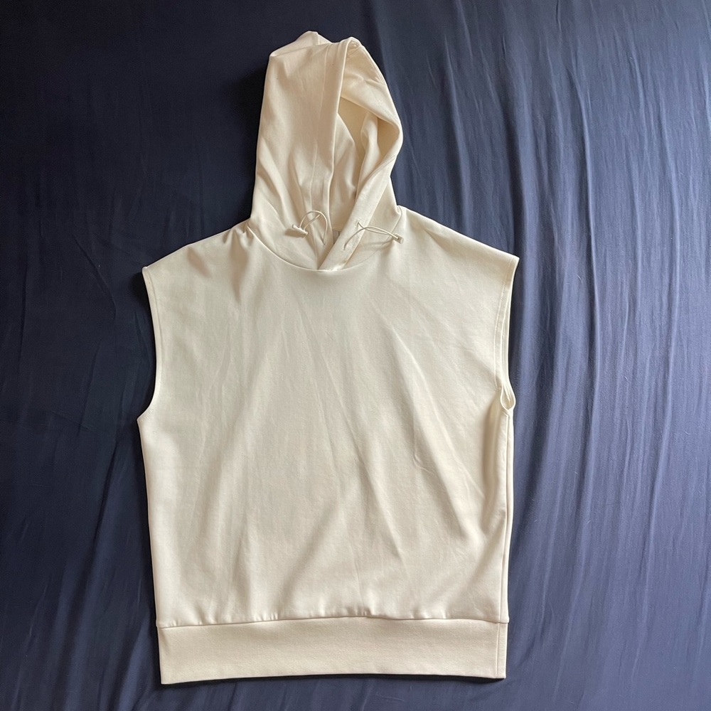ZARA Sleeveless Cutoff Premium Hoodie